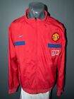 Manchester United Football Jacket Full Zip Soccer Tracksuit Nike Mens Size L