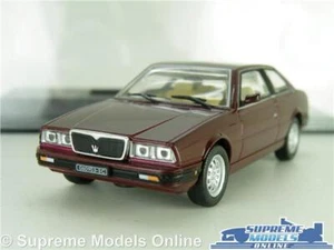 MASERATI BITURBO MODEL CAR 1982 MAROON COUPE 1:43 SCALE CLASSIC IXO + CASE K8 - Picture 1 of 4