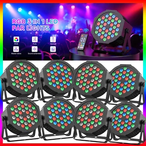 1/2/4/6/8Pack 36LED RGB Stage Lighting PAR Light DMX Beam Party DJ Disco Lights - Picture 1 of 23