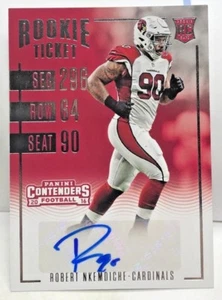 Robert Nkemdiche 2016 Panini Contenders Rookie Ticket RC Autograph Auto SP #195 - Picture 1 of 2