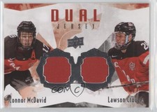 2015 Upper Deck Team Canada Juniors Jerseys Dual Connor McDavid Lawson Crouse