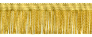 Chainette Fringe Trim, Style# CF02, Color# C4 - Antique Gold [Sold By The Yard] - Picture 1 of 1