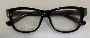 GUCCI GG3719 occhiali da vista acetato nero black eyeglasses Italy - Picture 1 of 5