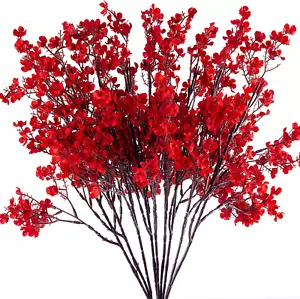 Lansdowns 10 Pcs Babys Breath Artificial Flowers Bulk Real Touch Flowers Fake - Picture 1 of 12
