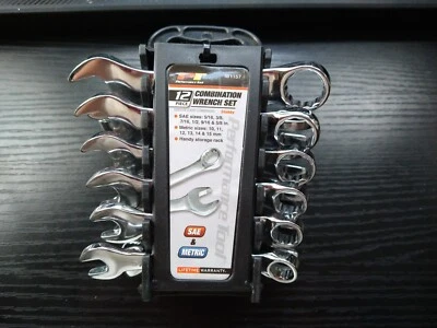 12 piece Performance Tool Combination Wrench Set With Storage rack - Image 1 of 2