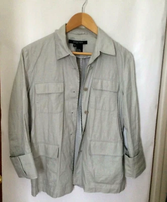 Chaqueta Camisa Etcetera Mujer Talla 6 Manga Larga Abotonada 100% Lino Calce Relajado Foto 1 de 4