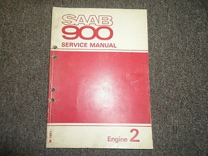 1981 Saab 900 Motor 2 Servicio Reparación Tienda Manual Fábrica OEM Libro 81 - Imagen 1 de 12