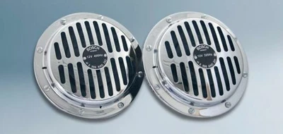 Mercedes Benz 190SL W121 170 W136 300 W186 Neuf Bosch Klaxon Set -chrome Origine - Image 1 of 2