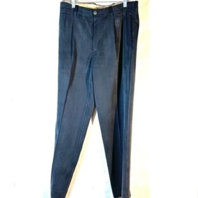 Tommy Bahama Silk Pants Men Gray Trousers 32x30 Charcoal Grey  EUC Resort - Image 1 of 4