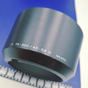 Minolta Original Kunststoff Gegenlichtblende für A 75-300mm f/4.5-5.6 D. Malaysia. (refB.N) - Bild 1 von 5