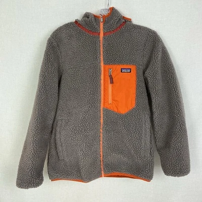 Chaqueta con Capucha Patagonia Ready Freddy Retro Reversible Niños Talla XL (14) Naranja Foto 1 de 4