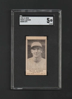 1925-31 W590 Travis "Stonewall" Jackson RC ~ NY Giants HOF ~ SGC 5 ~ Super RARE! - Image 1 of 2