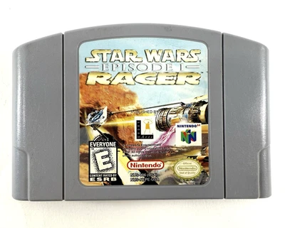 Star Wars Episode 1 Racer (Nintendo 64, 1999) Game Cartridge - Tested - Image 1 of 4