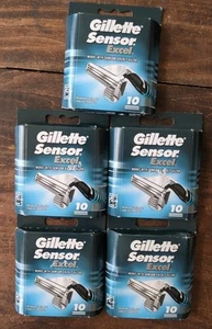 Gillette Sensor Excel Nachfüllpatronen. 50 Klingen insgesamt. 2015 NOS. - Bild 1 von 3