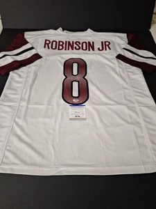 BRIAN ROBINSON JR SIGNED WASHINGTON COMMANDERS CUSTOM XL JERSEY PSA/DNA COA - Picture 1 of 18