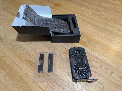 Gigabyte GeForce GTX 1060 6GB GDDR5 Windforce with Corsair 16GB 3000Mhz DDR4 RAM - Image 1 of 4