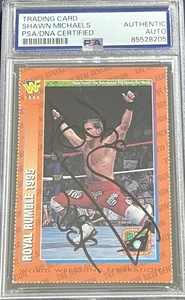 SHAWN MICHAELS AUTO PSA DNA 1996 WWF Royal Rumble Magazine Hard Signed Card 🔥 - Picture 1 of 2