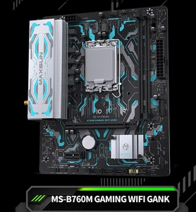 MAXSUN B760M GAMING WIFI GANK V2 LGA1700 DDR5 motherboard - Picture 1 of 8