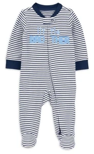 Carter's Child Of Mine Baby Boy Sleep 'N Play One-Piece Preemie Little Brother  - Picture 1 of 4