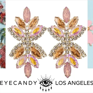 Eye Candy Los Angeles Cosmo Statement Earrings - Picture 1 of 6