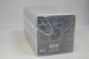Imation DLTtape IV black watch 80GB/40GB, 1/2" Pack of 7 data tapes, NEW - Picture 1 of 4