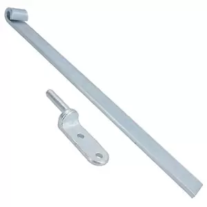 HD Long Tailgate Straight Hinge 460mm x 40mm + 12.5mm Bolt on Gudgeon Pin 1pk - Picture 1 of 6