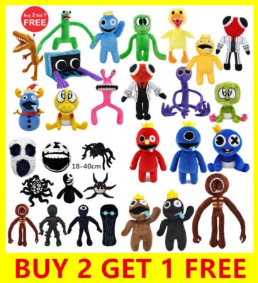 1pc Rainbow Friends Roblox Monster Cartoon Soft Stuffed Plush Doll Birthday Toy - image 1 of 4