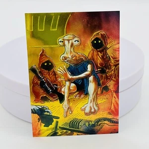 Tarjeta coleccionable Star Wars Finest Momaw Nadon #71 cromo 1996 Topps cromada - Imagen 1 de 5