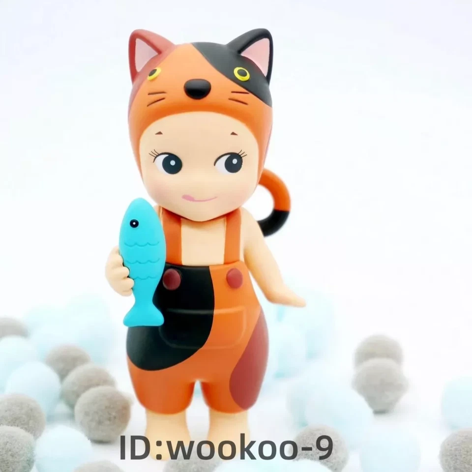 Sonny Angel Cat Life Series - Gato Negro Marrón - Muñecas Miniatura Genuinas Foto 1 de 1