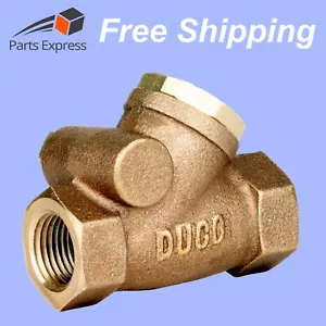 3/4" SWING CHECK VALVE (BRONZE, 200 WSP) FOR HIGH PRESSURE STEAM, ASME, #62 - Picture 1 of 6