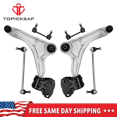 Brazos de control inferiores delanteros 6 piezas rótulas para Ford Fusion Lincoln MKZ 2013-2020 Foto 1 de 4