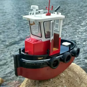 Micro rimorchiatore M3 1:18 220 mm modellino in legno kit nave modello RC kit modellino in legno USA - Foto 1 di 8