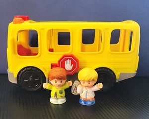 Little People Sit With Me School Bus with Lights Sounds & Songs Bus Play Vehicle - Picture 1 of 4