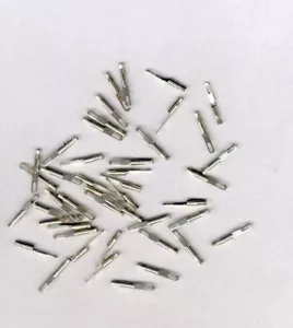 50 x FEDERSTECKER /STECKHÜLSE FÜR LÖTSTIFT 1MM 1,0 MM VERZINNT - Bild 1 von 1