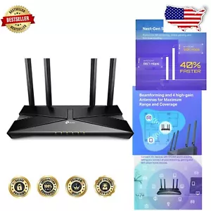 Refurbished Archer AX20 Wi-Fi 6 Router - Fast Dual-Band Connectivity for Gaming - Picture 1 of 8