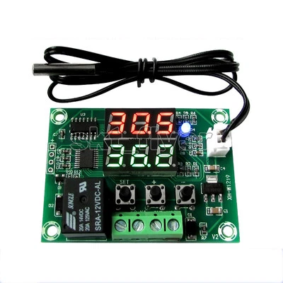 12V LED Double Display Digital Temperature Controller Temp Control Switch - Image 1 of 4