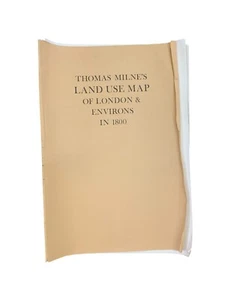 Thomas Milne Reproduction of Vintage Land Use Map of London and Environs in 1800 - Picture 1 of 7