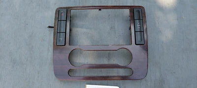 05↔07 Ford Freestar Mercury Monterey Controles de clima Radio Tablero Borde Madera Foto 1 de 4