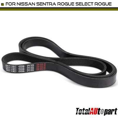 71.18" Serpentine Belt for Nissan Sentra 2007-2012 Rogue Rogue Select  L4 2.5L - Image 1 of 4