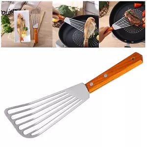 Stainless Steel Frying Spatula Leaky Shovel Fish Slice Non-slip Kitchenware 2023 - Picture 1 of 17
