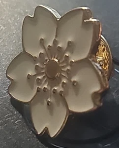 Enamel Pin Badge   Cherry Blossoms Flower - Picture 1 of 5
