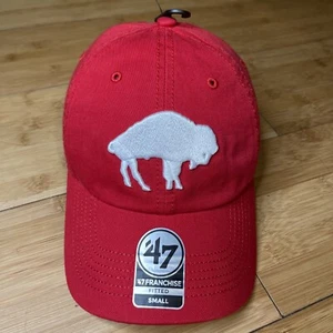 '47 Franchise Buffalo Bills Legacy Red Retro Classic Fitted S Small Unisex Hat - Picture 1 of 11
