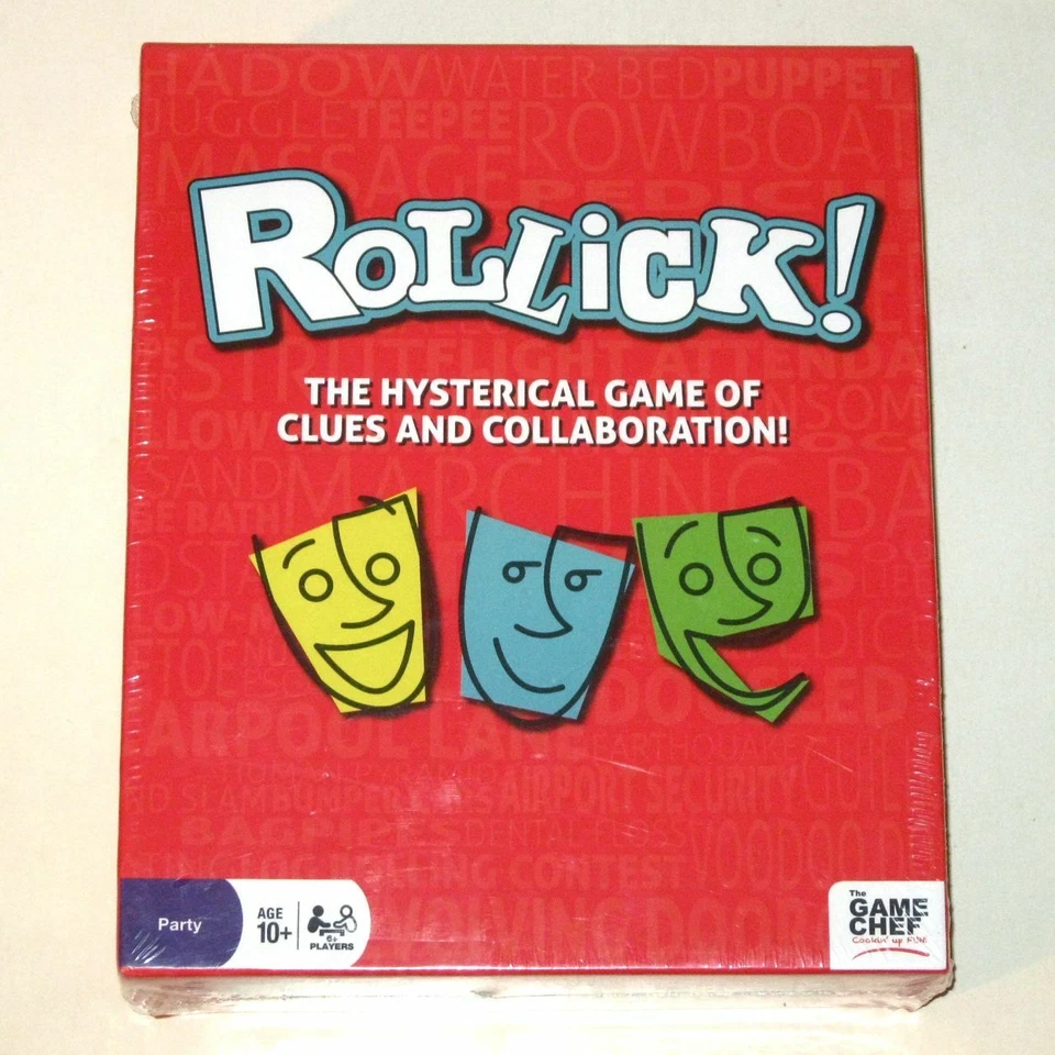 Rollick The Hysterical Team Charades Party GAME for 6 to 20 People Classic Fun