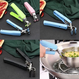 US 2 Stück Greifer Clip Bewegliche Kochplatte Schüsseln Essen für Topf Mikrowelle - Bild 1 von 24