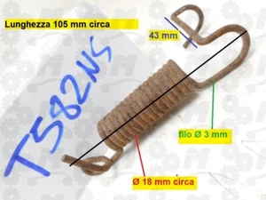 Moto Guzzi Ducati Gilera Lambretta Vintage Motorcycle Traction Spring - Picture 1 of 6