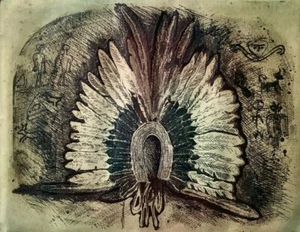 Parrata. Chalkographie. Penacho, ca 1975. Original signiert. Nummeriert - Bild 1 von 12