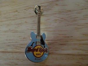 Hard Rock Cafe pin Rome Core Guitar Series 2007 Blue Gibson ES-335 - Picture 1 of 1