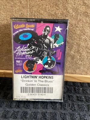 Lightnin' Hopkin- Drinkin' the Blues cassette/ 1989 Collectibles / Part 1 - Image 1 of 4