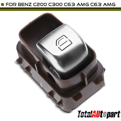 Interruptor ventana delantero derecho trasero café mercedes-benz w205 c200 c300 c63 amg Foto 1 de 4