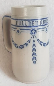 Merkelbach & Wick, großer 1 Liter Jugendstil Bierkrug, um 1910, gemarkt - Bild 1 von 13